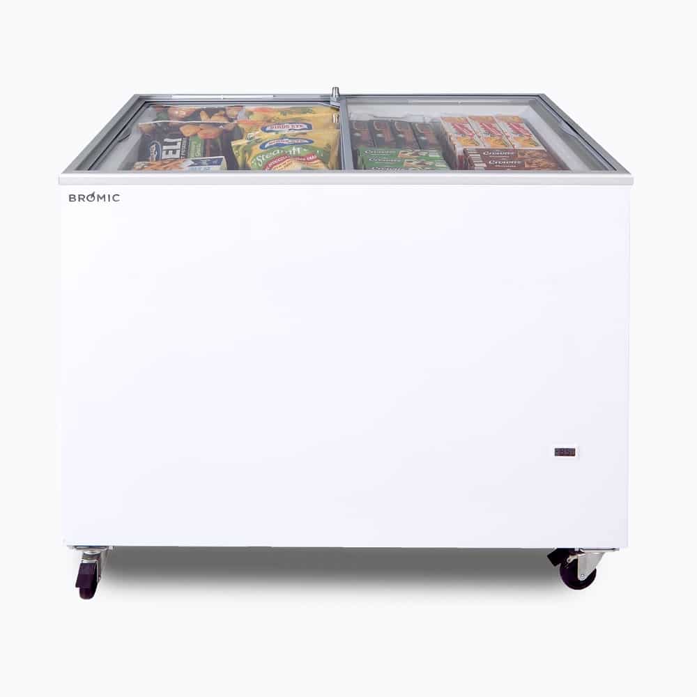 Bromic Display Chest Freezer - 296L - Flat Glass Top
