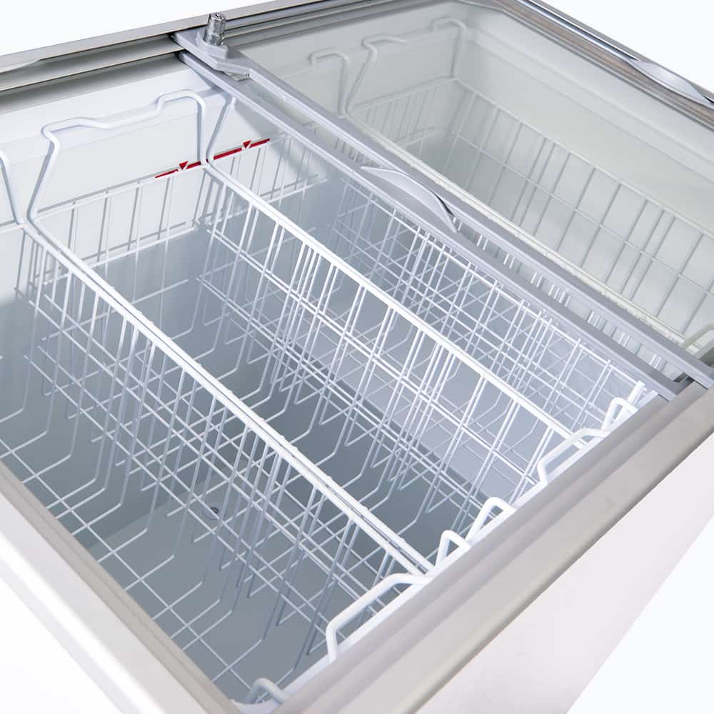 Bromic Display Chest Freezer - 296L - Flat Glass Top