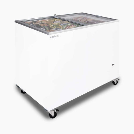 Bromic Display Chest Freezer - 296L - Flat Glass Top