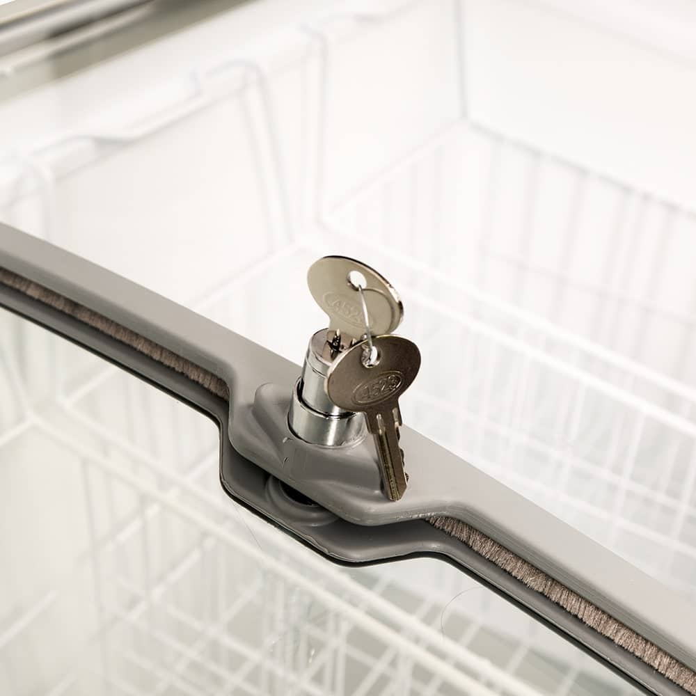 Bromic Display Chest Freezer - 352L - Curved Glass Top