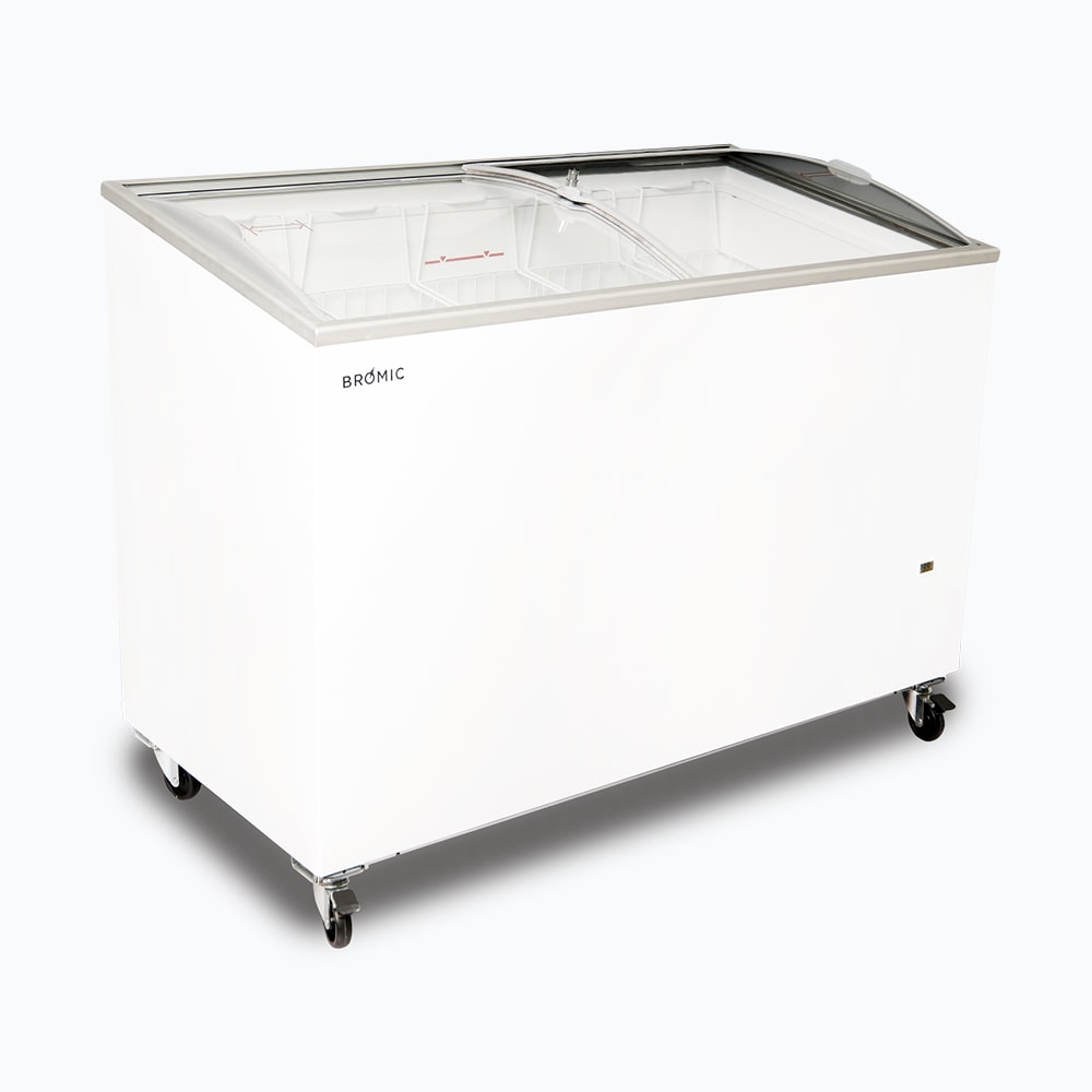 Bromic Display Chest Freezer - 352L - Curved Glass Top