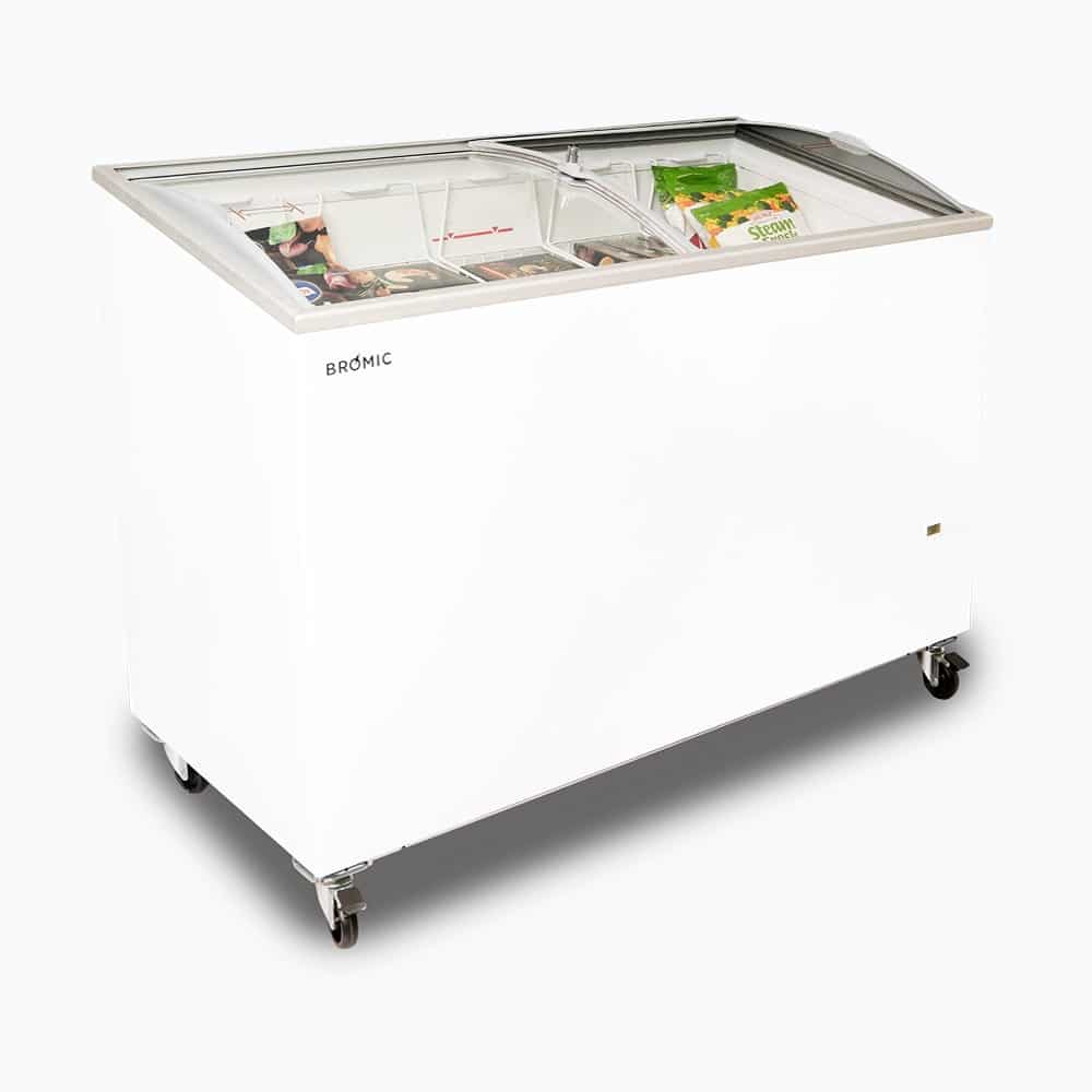 Bromic Display Chest Freezer - 352L - Curved Glass Top