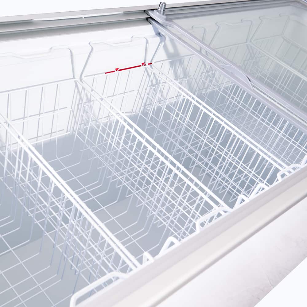 Bromic Display Chest Freezer - 401L - Flat Glass Top