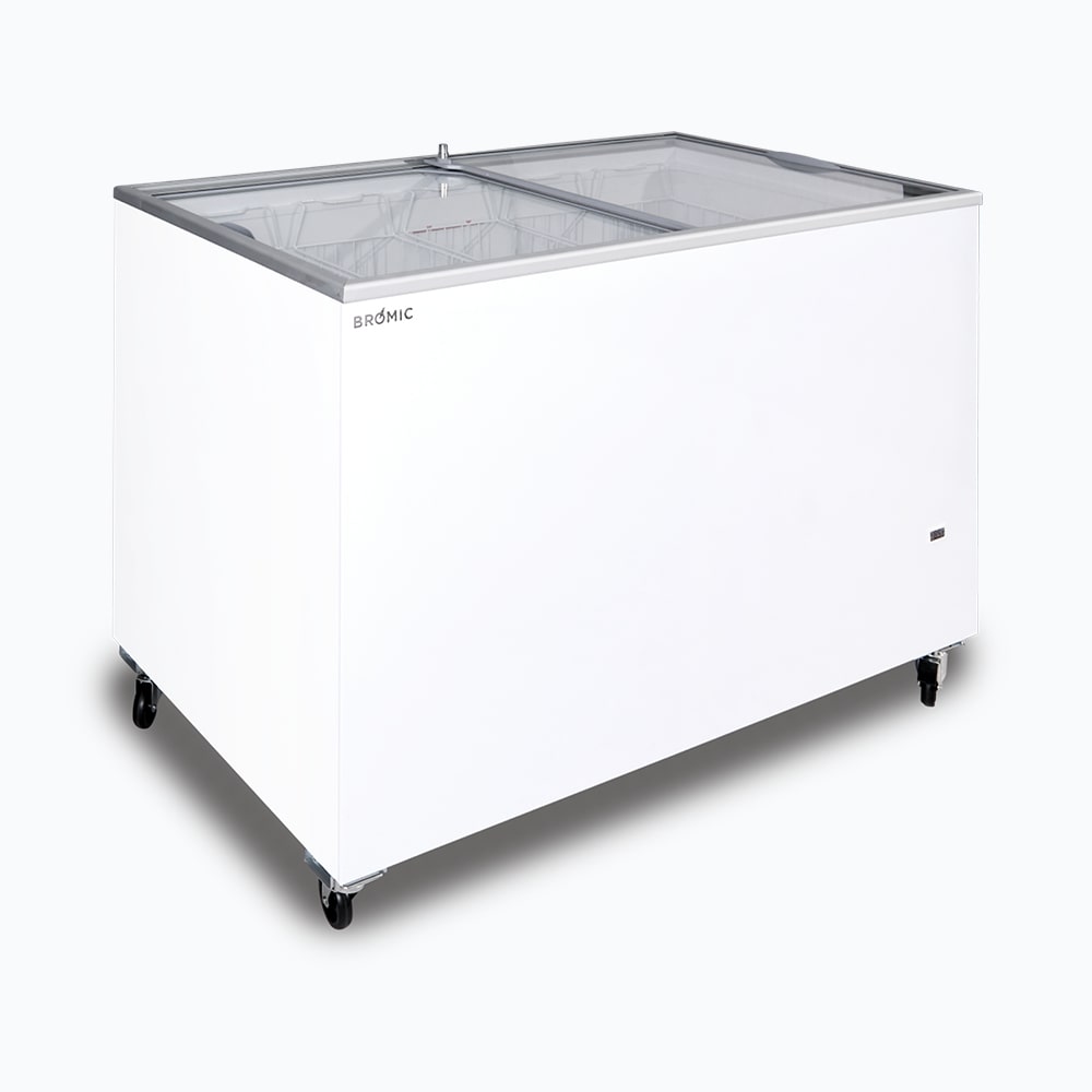 Bromic Display Chest Freezer - 401L - Flat Glass Top