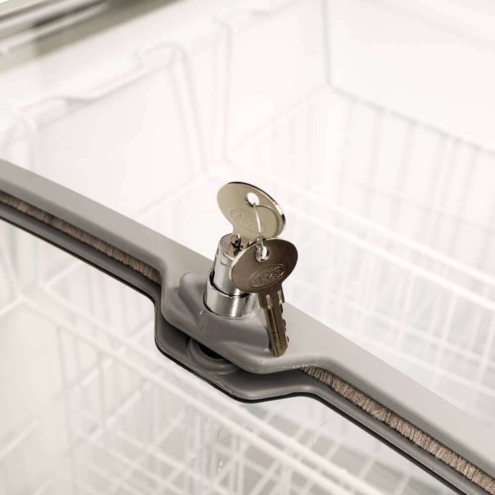 Bromic Display Chest Freezer - 427L - Curved Glass Top