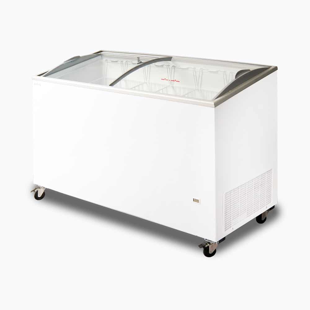 Bromic Display Chest Freezer - 427L - Curved Glass Top