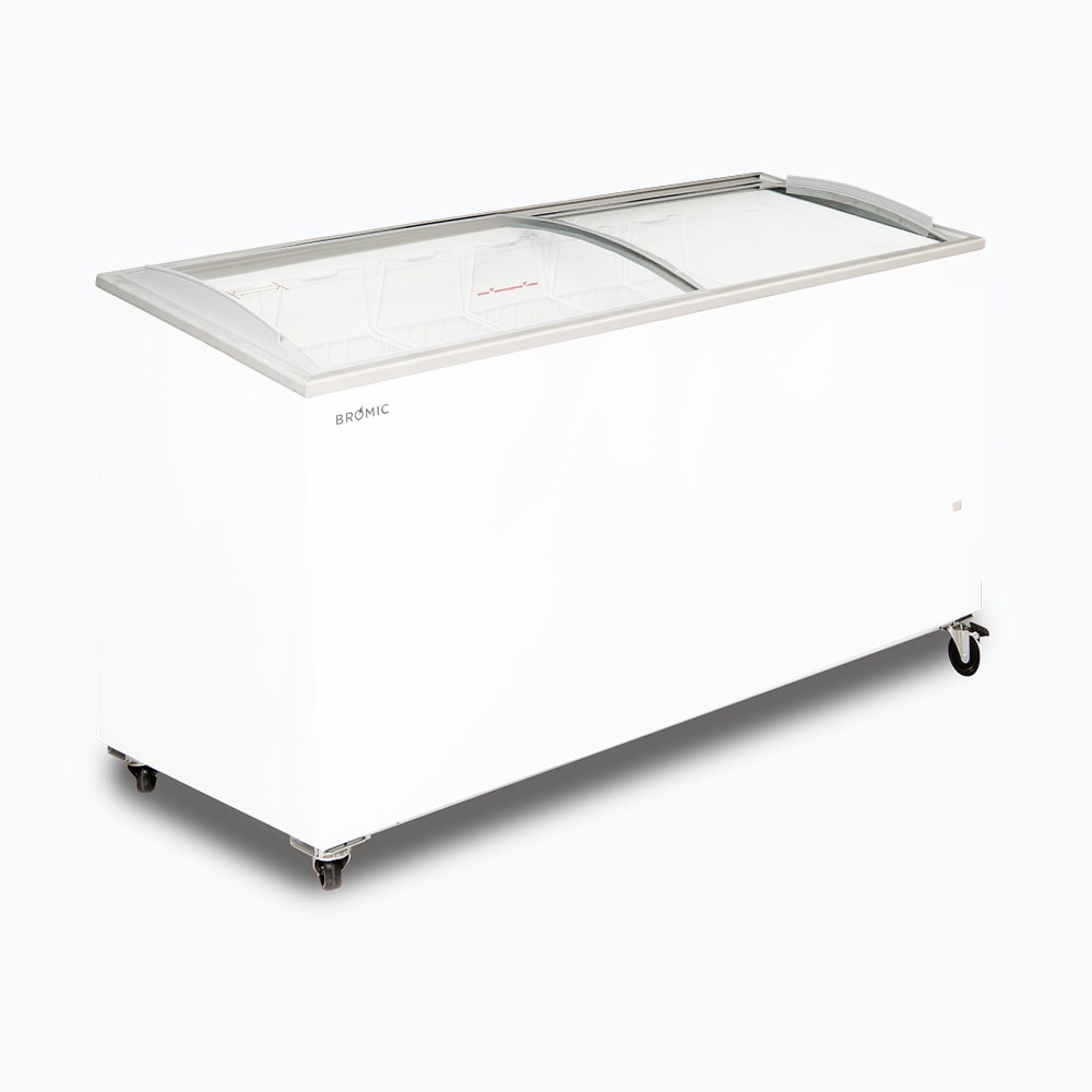 Bromic Display Chest Freezer - 555L - Curved Glass Top