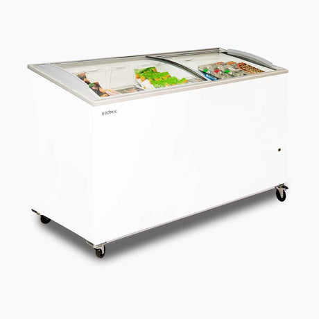 Bromic Display Chest Freezer - 555L -  Curved Glass Top