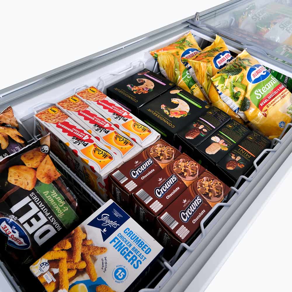 Bromic Display Chest Freezer - 670L - Flat Glass Top