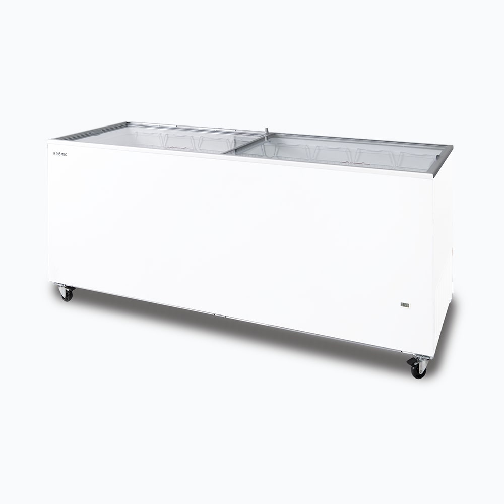 Bromic Display Chest Freezer - 670L - Flat Glass Top