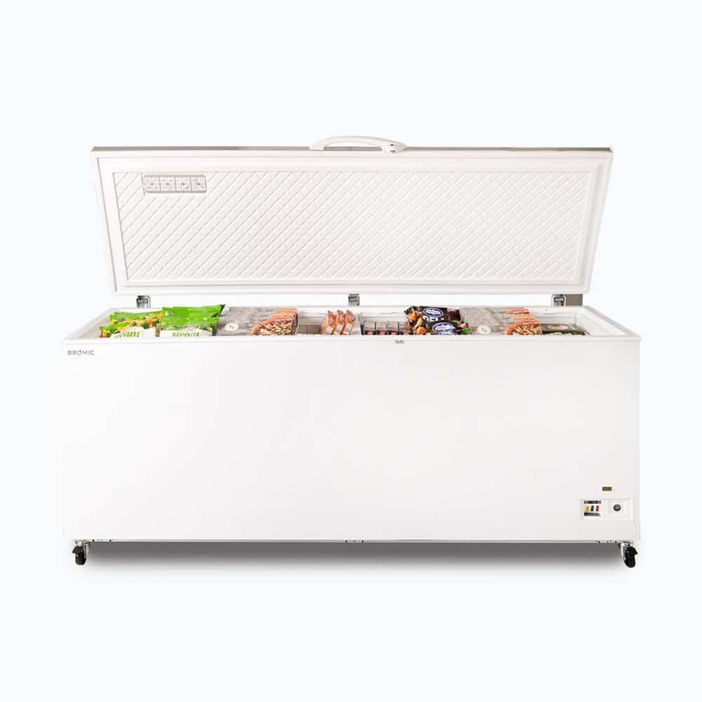 Bromic Storage Chest Freezer - 675L - Stainless Steel Top