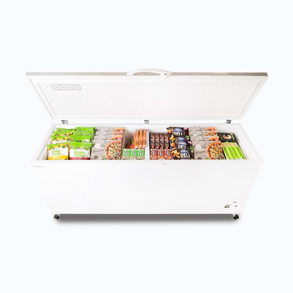 Bromic Storage Chest Freezer - 675L - Stainless Steel Top