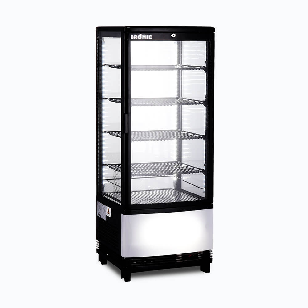 Bromic Countertop Fridge - 98L - 1 Door - Curved Glass