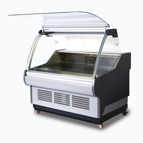 Bromic Curved Glass Deli Display - 1955mm
