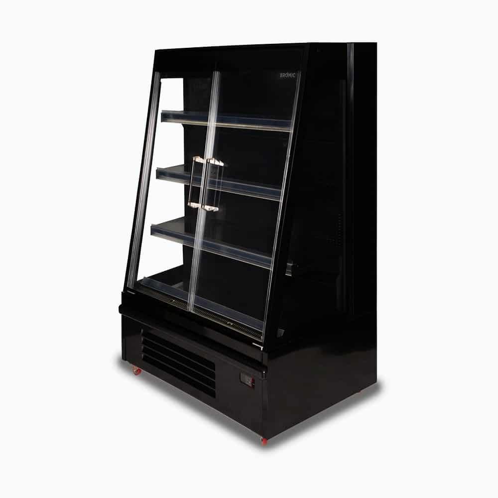 Bromic Semi Vertical Display Fridge - 938mm - 2 Doors - Hinged