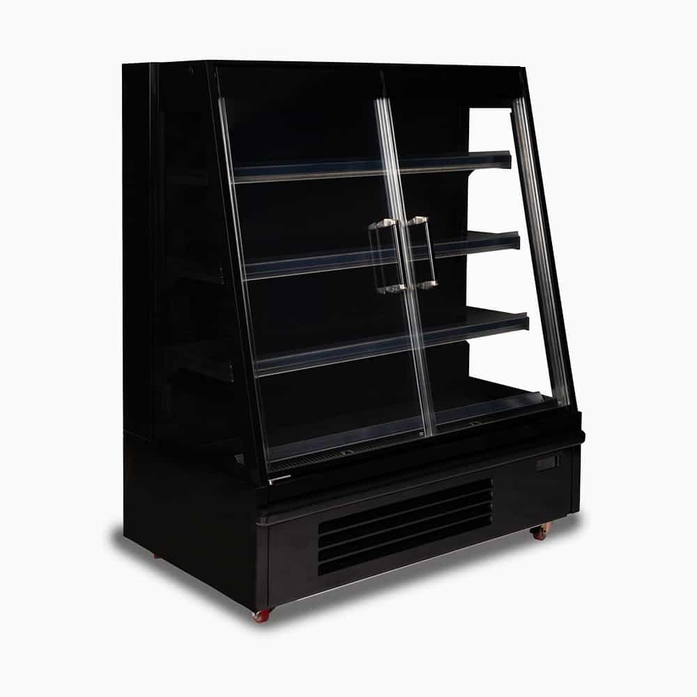 Bromic Semi Vertical Display Fridge - 1250mm - 2 Doors - Hinged