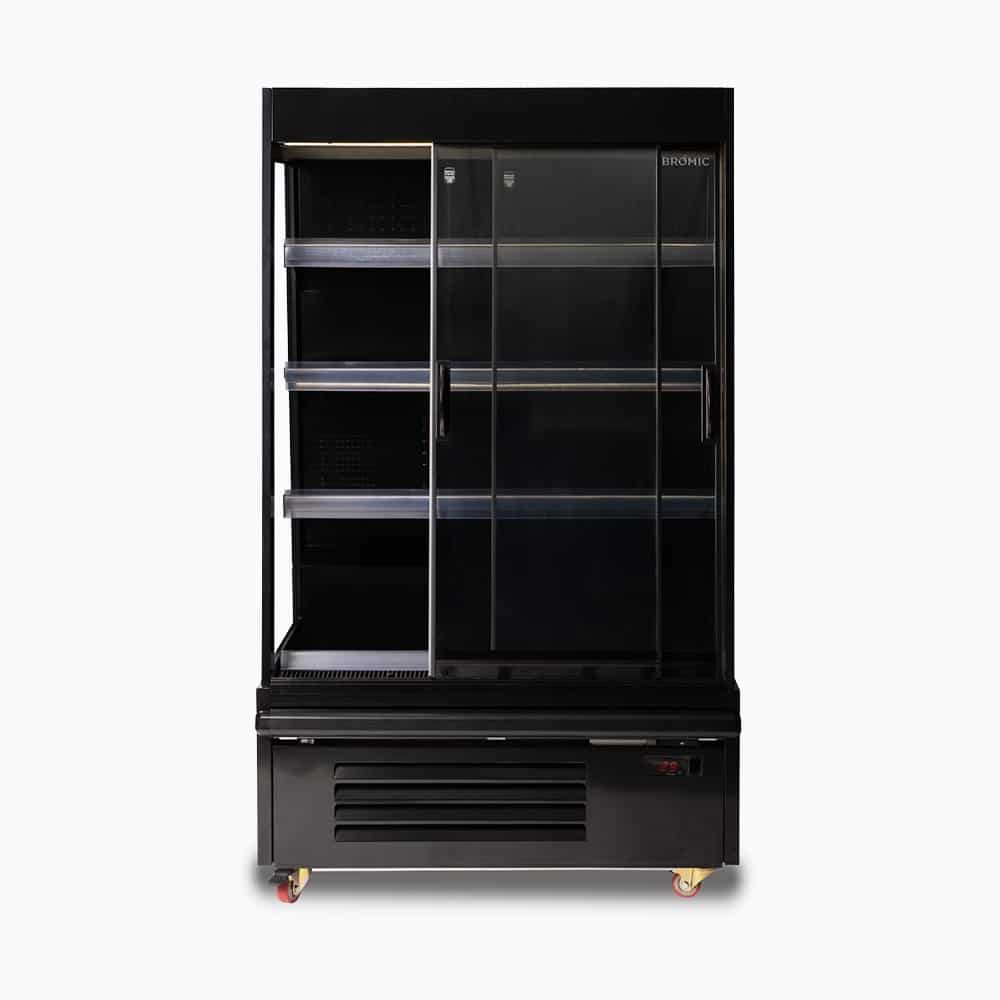 Bromic Semi Vertical Display Fridge - 938mm - 2 Doors - Sliding