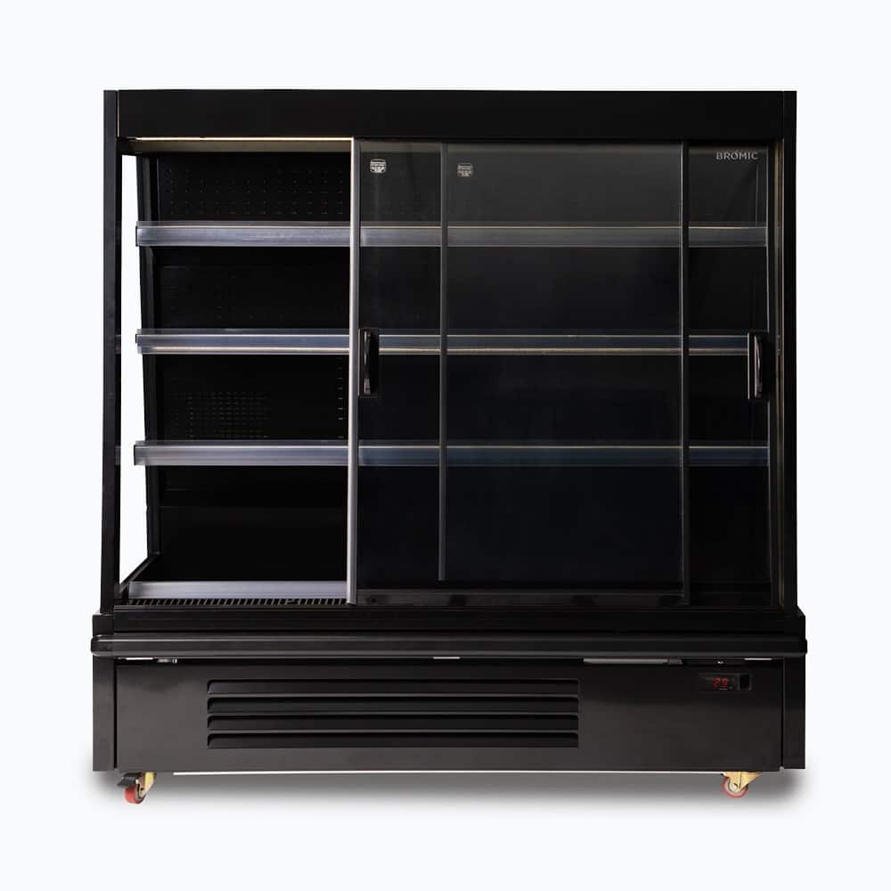 Bromic Semi Vertical Display Fridge - Gondola - 1580mm - 2 Doors - Sliding