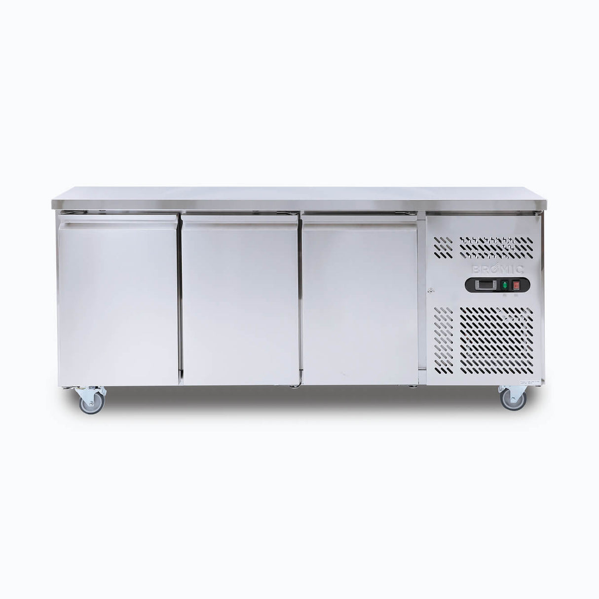 Bromic Under Bench Freezer - 417L - 3 Doors - Stainless Steel
