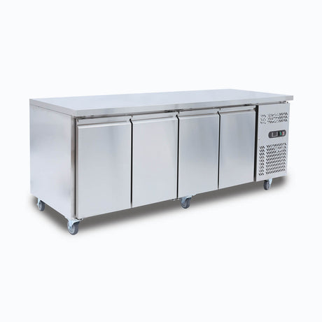 Bromic Under Bench Freezer - 553L - 4 Doors - Stainless Steel