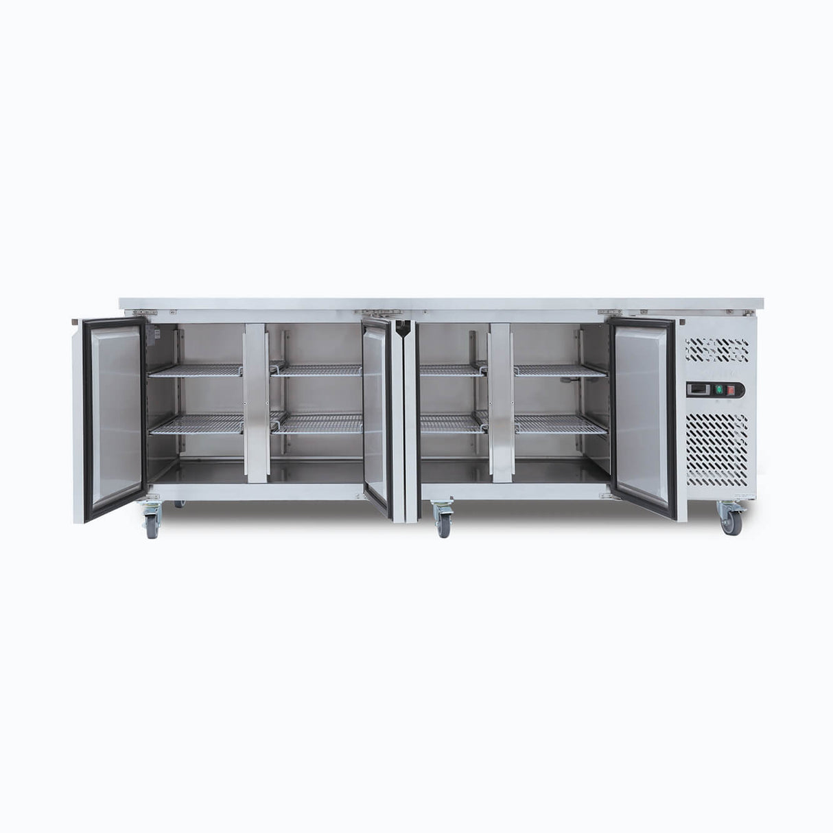 Bromic Under Bench Freezer - 553L - 4 Doors - Stainless Steel