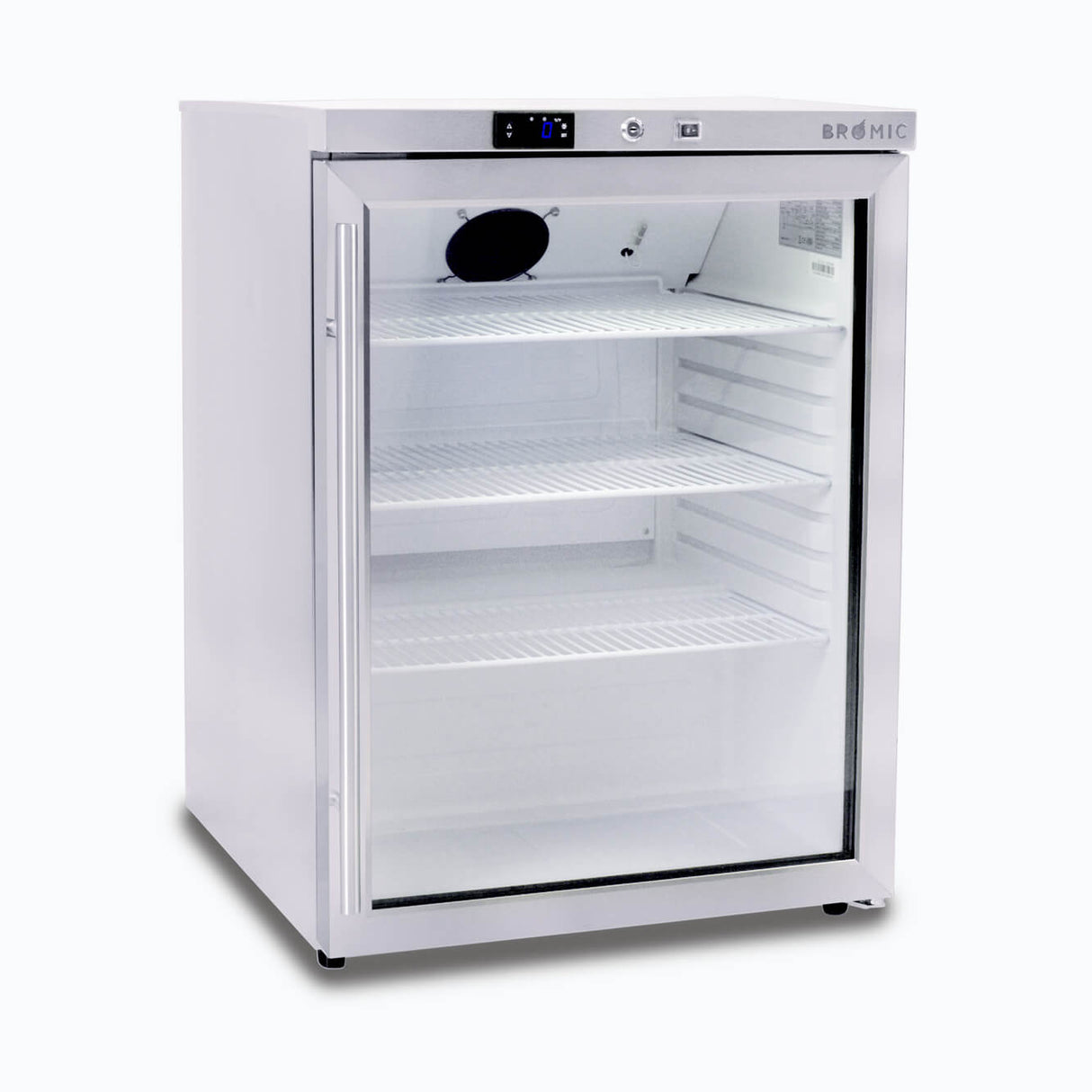 Bromic Under Bench Display Fridge - 138L - 1 Door - Glass