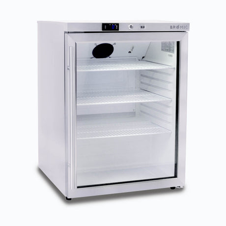 Bromic Under Bench Display Fridge - 138L - 1 Door - Glass