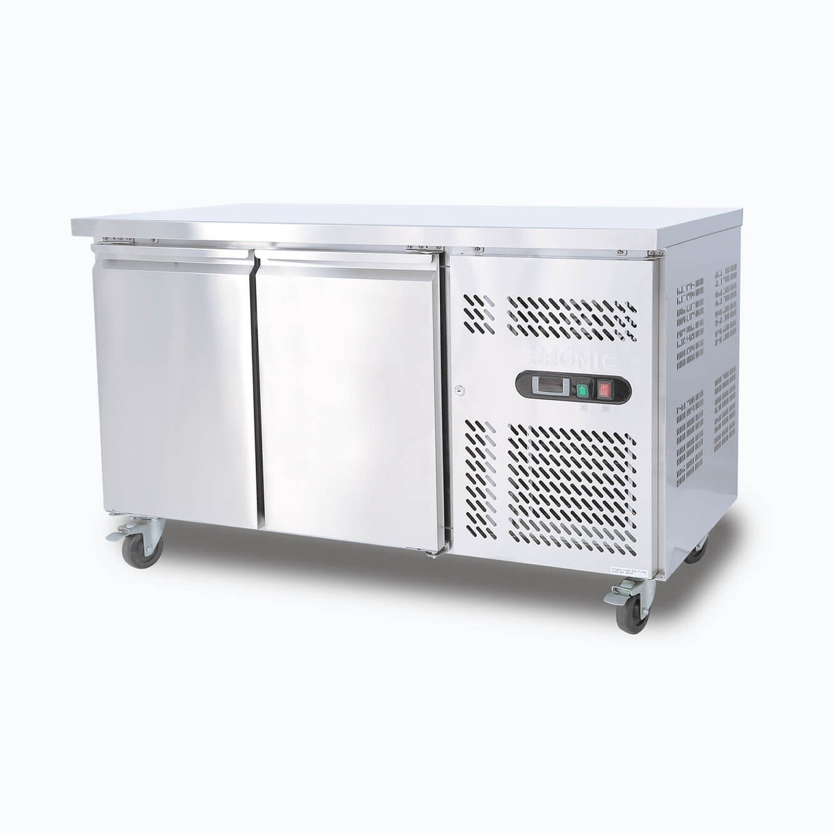 Bromic Under Bench Fridge - 282L - 2 Doors - Stainless Steel