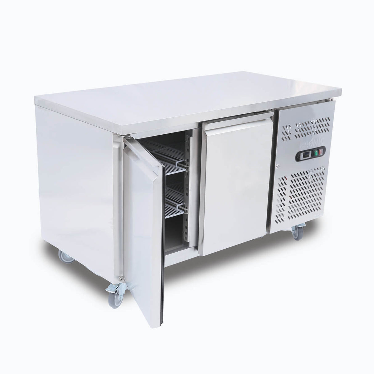 Bromic Under Bench Fridge - 282L - 2 Doors - Stainless Steel