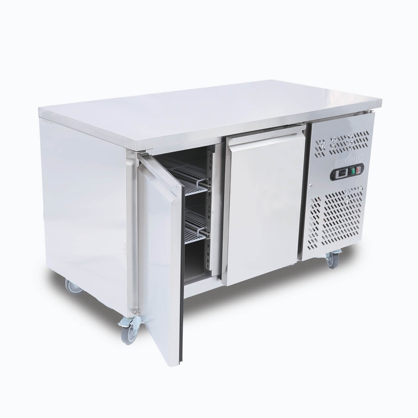 Bromic Under Bench Fridge - 282L - 2 Doors - Stainless Steel