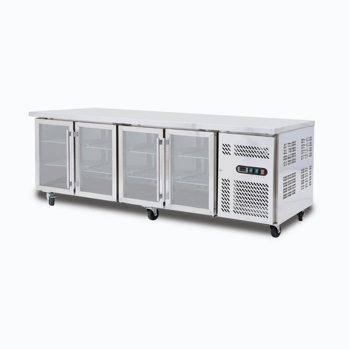 Bromic Under Bench Display Fridge - 553L - 4 Doors - Glass