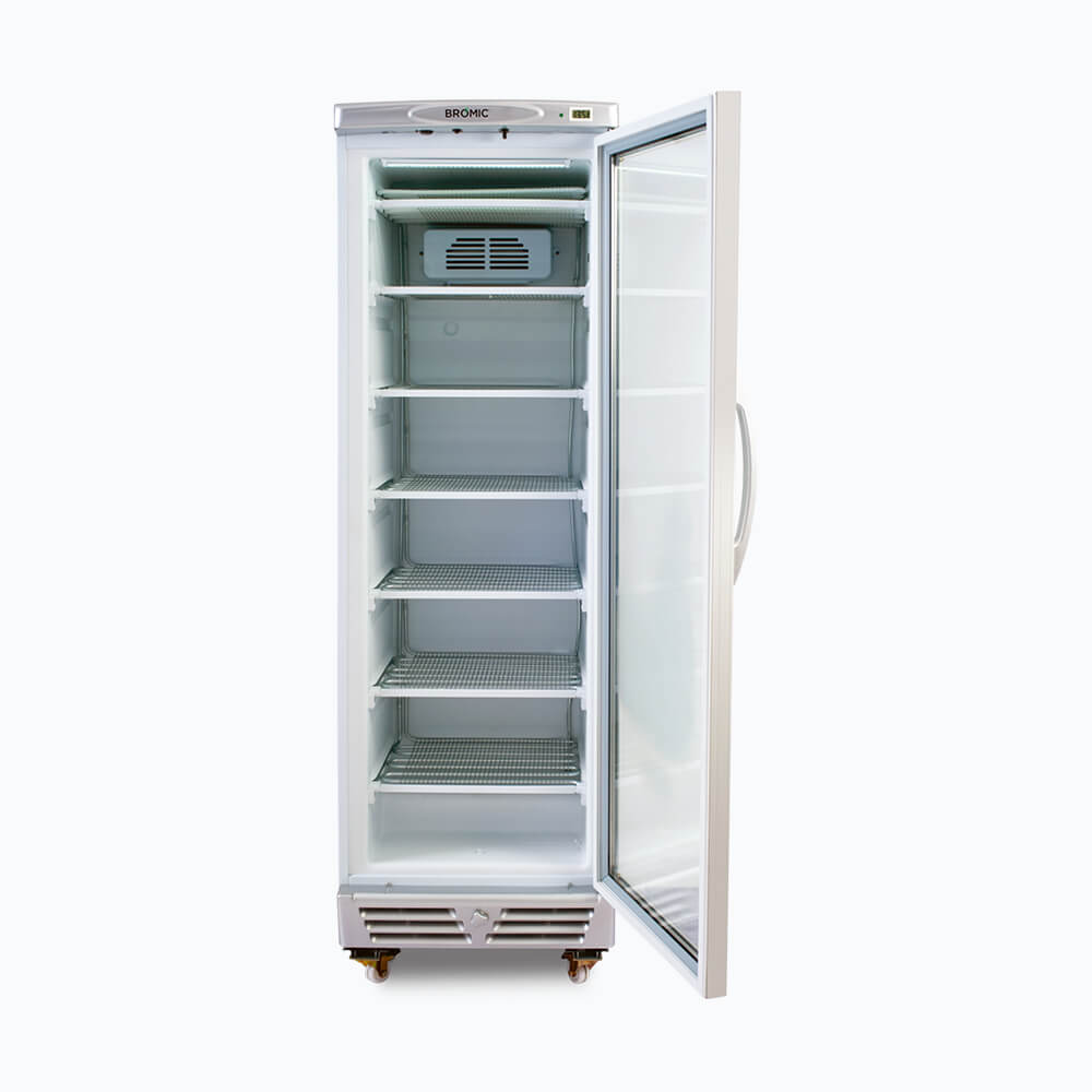 Bromic Upright Display Freezer - 300L - 1 Door - Flat Glass