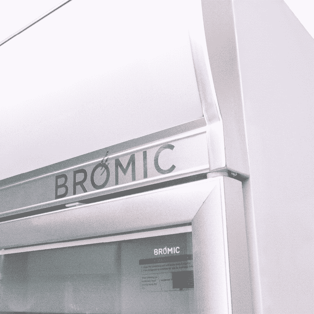 Bromic Upright Display Fridge - 444L - 1 Door - Flat Glass - Lightbox