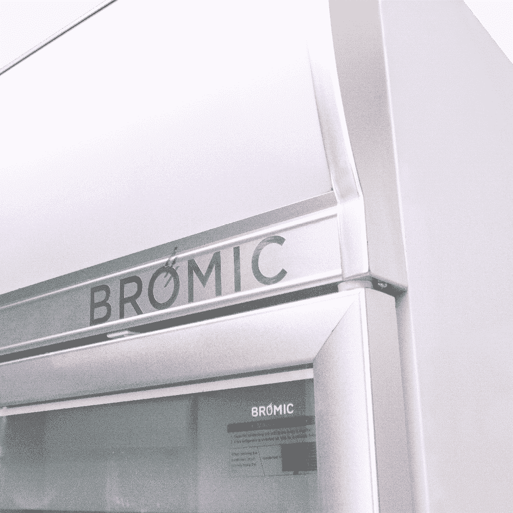 Bromic Upright Display Fridge - 1507L - 3 Doors - Flat Glass - Lightbox