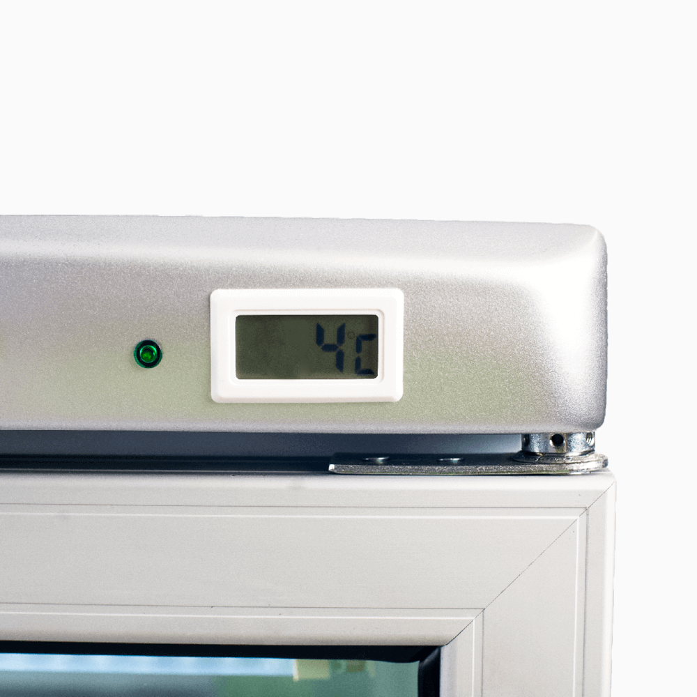 Bromic Upright Display Fridge - 215L - 1 Door - Flat Glass