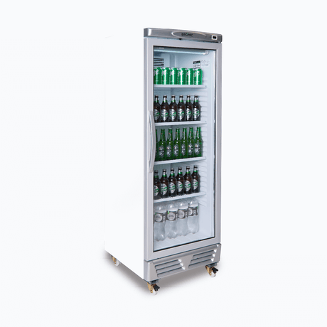 Bromic Upright Display Fridge - 290L - 1 Door - Flat Glass