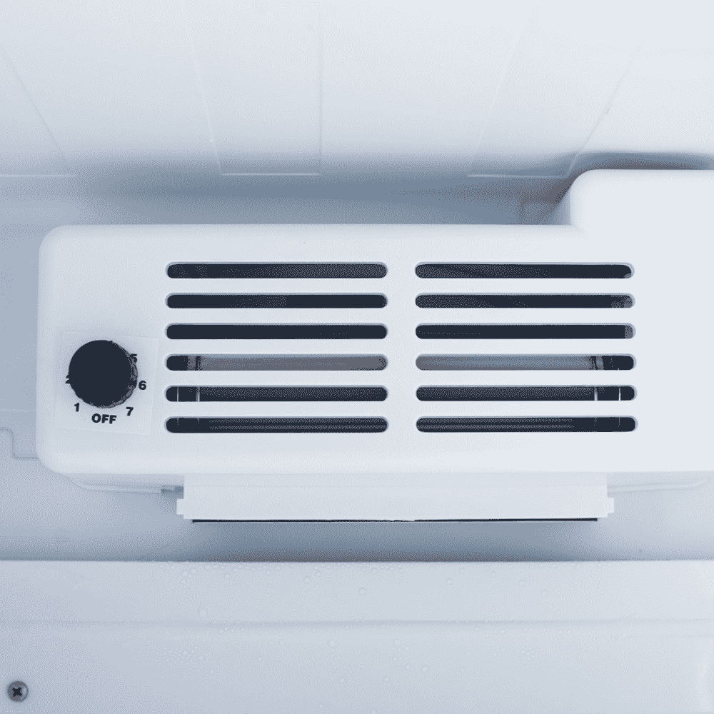 Bromic Upright Display Fridge - 372L - 1 Door - Flat Glass - White with Silver Trim