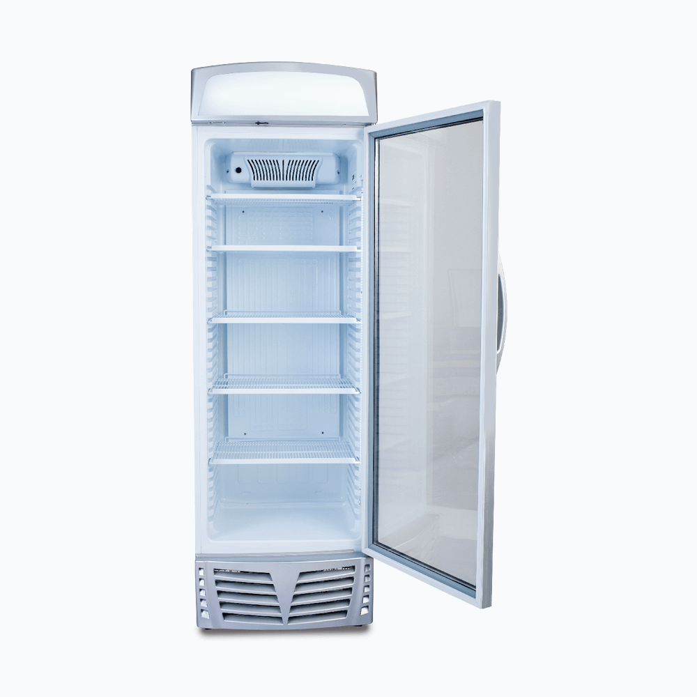 Bromic Upright Display Fridge - 438L - 1 Door - Flat Glass - Lightbox