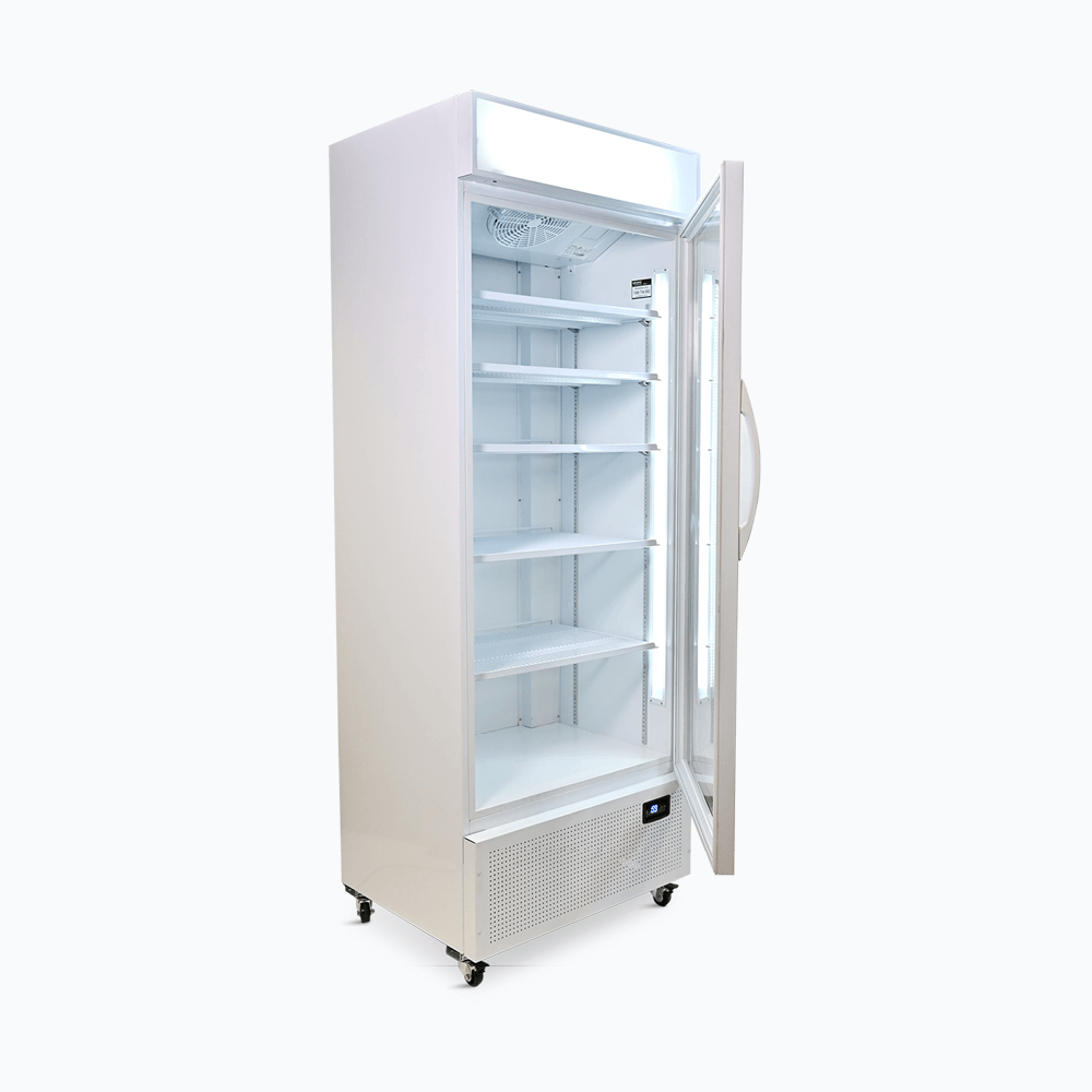 Bromic Upright Display Fridge - 659L - 1 Door - Flat Glass - Lighbox