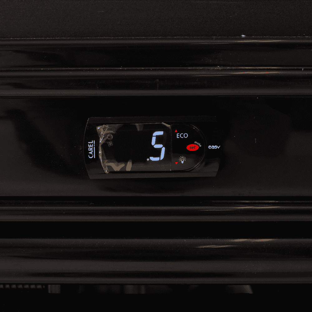 Bromic Upright Display Fridge - 945L - 2 Doors - Sliding - Flat Glass - Lightbox