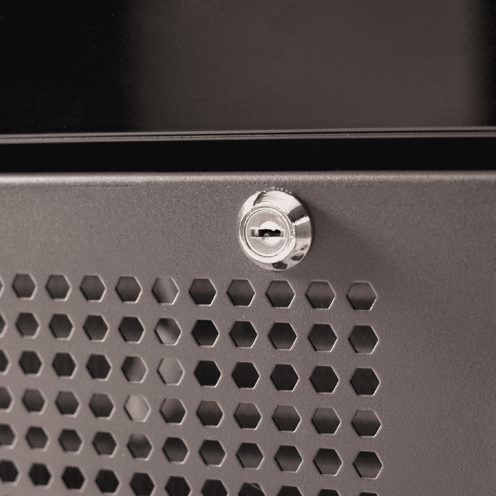 Bromic Upright Display Fridge - 1126L - 2 Door - Flat Glass - Black