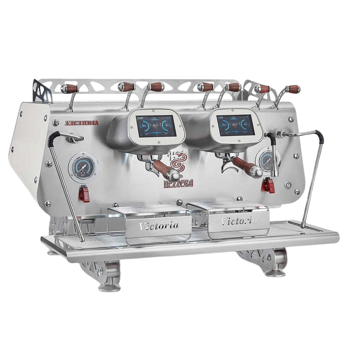 Bezzera VICTORIA White 2-Group Professional Espresso Machine - BZVICTORIA2W