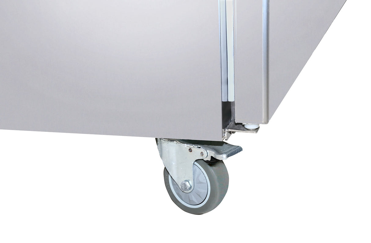 SUF500 TROPICAL Thermaster 2 x Half door SS Freezer