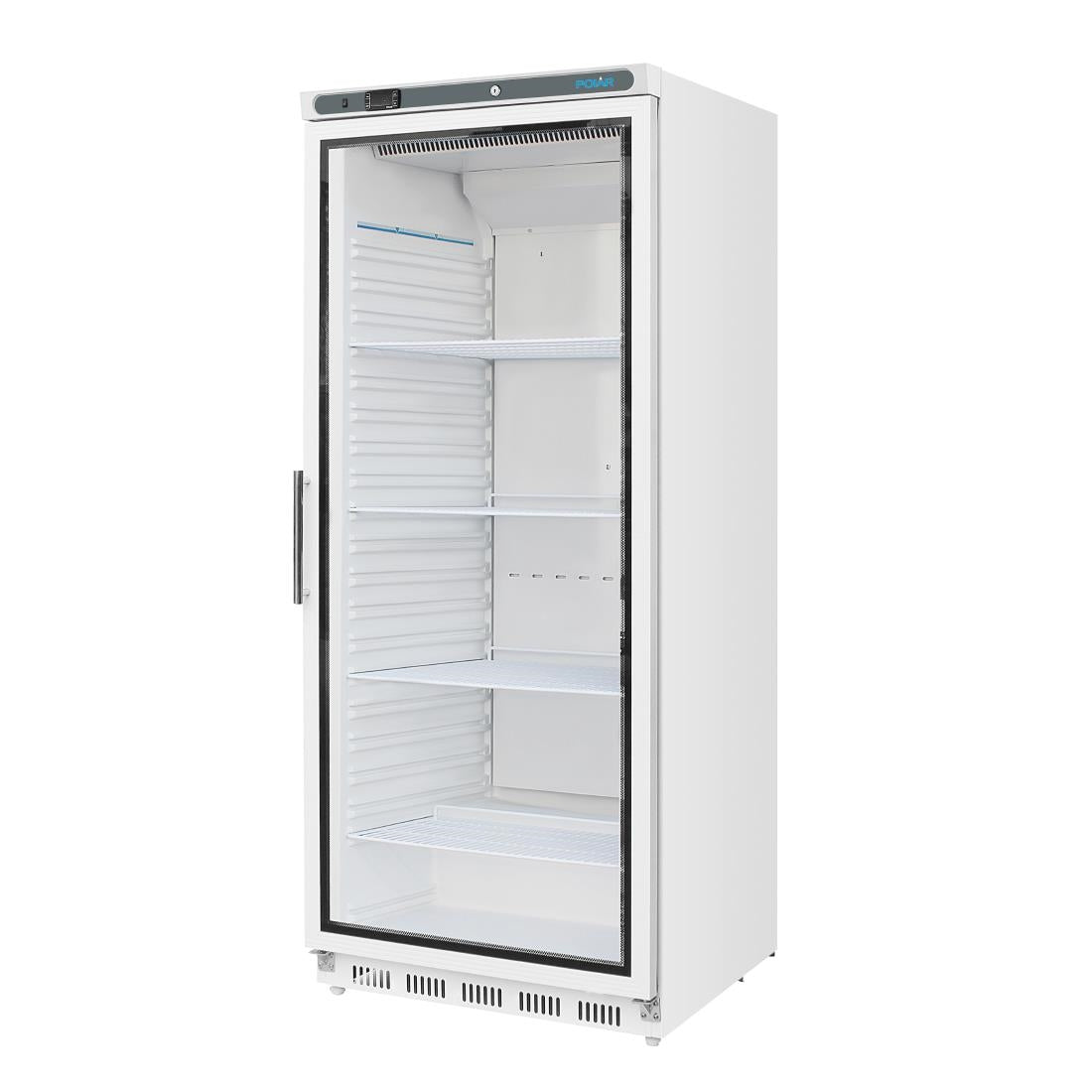 Polar C-Series Upright Display Fridge White 600Ltr CD088-A