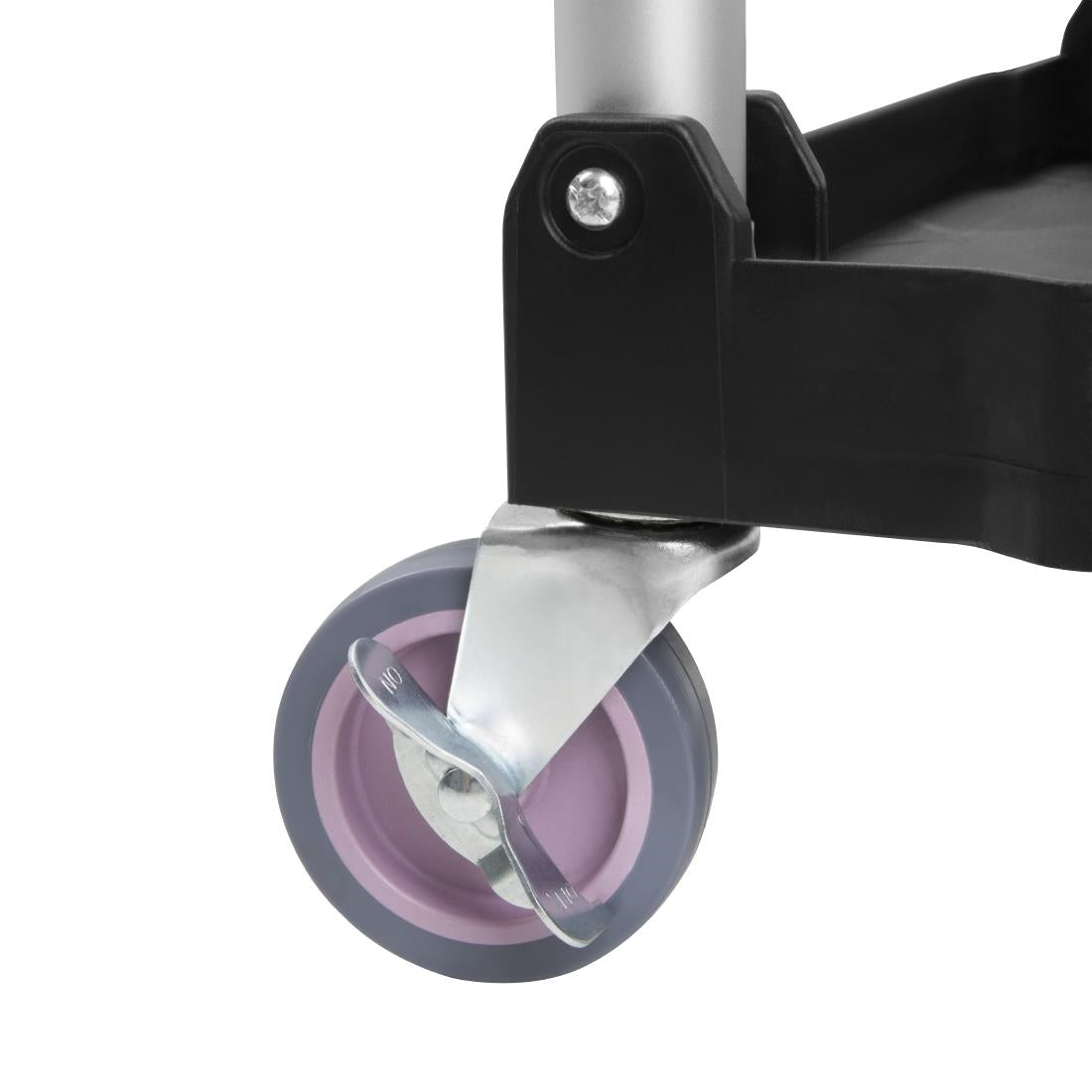 Vogue 3 Tier PP Folding Trolley Black - 835x645x405mm CK113