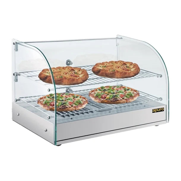 Apuro Countertop Heated Food Display 554mm Width
