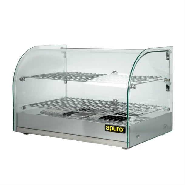 Apuro Countertop Heated Food Display 554mm Width