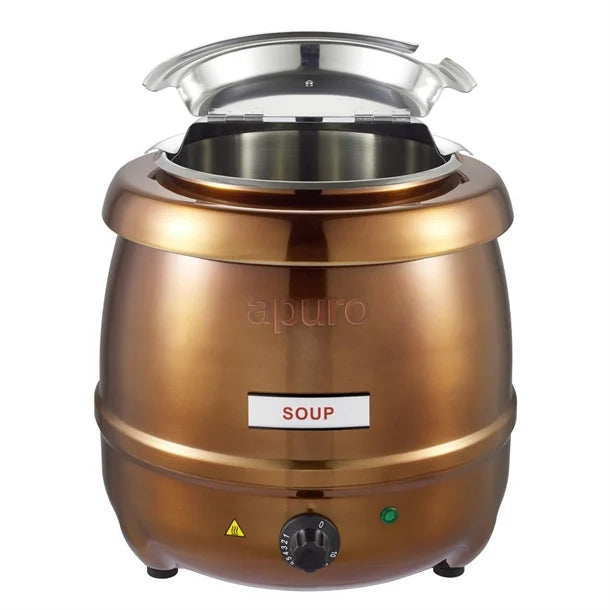 Apuro Soup Kettle Copper Finish