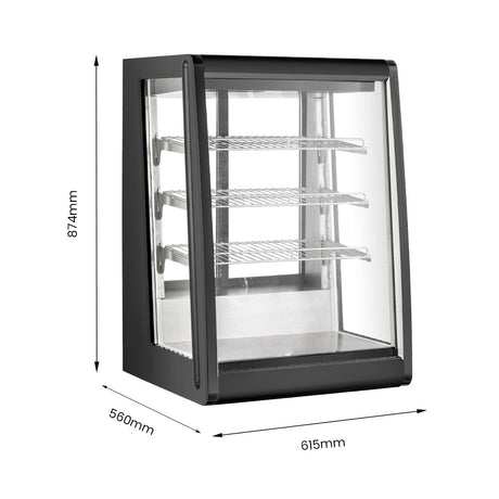 Bonvue Chilled Angled Counter-Top Food Display - CTA-146