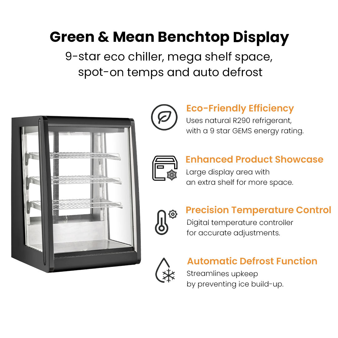 Bonvue Chilled Angled Counter-Top Food Display - CTA-146